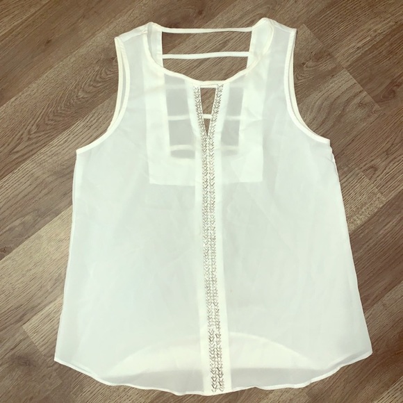 ANDREE BEADED TANK - Picture 1 of 3